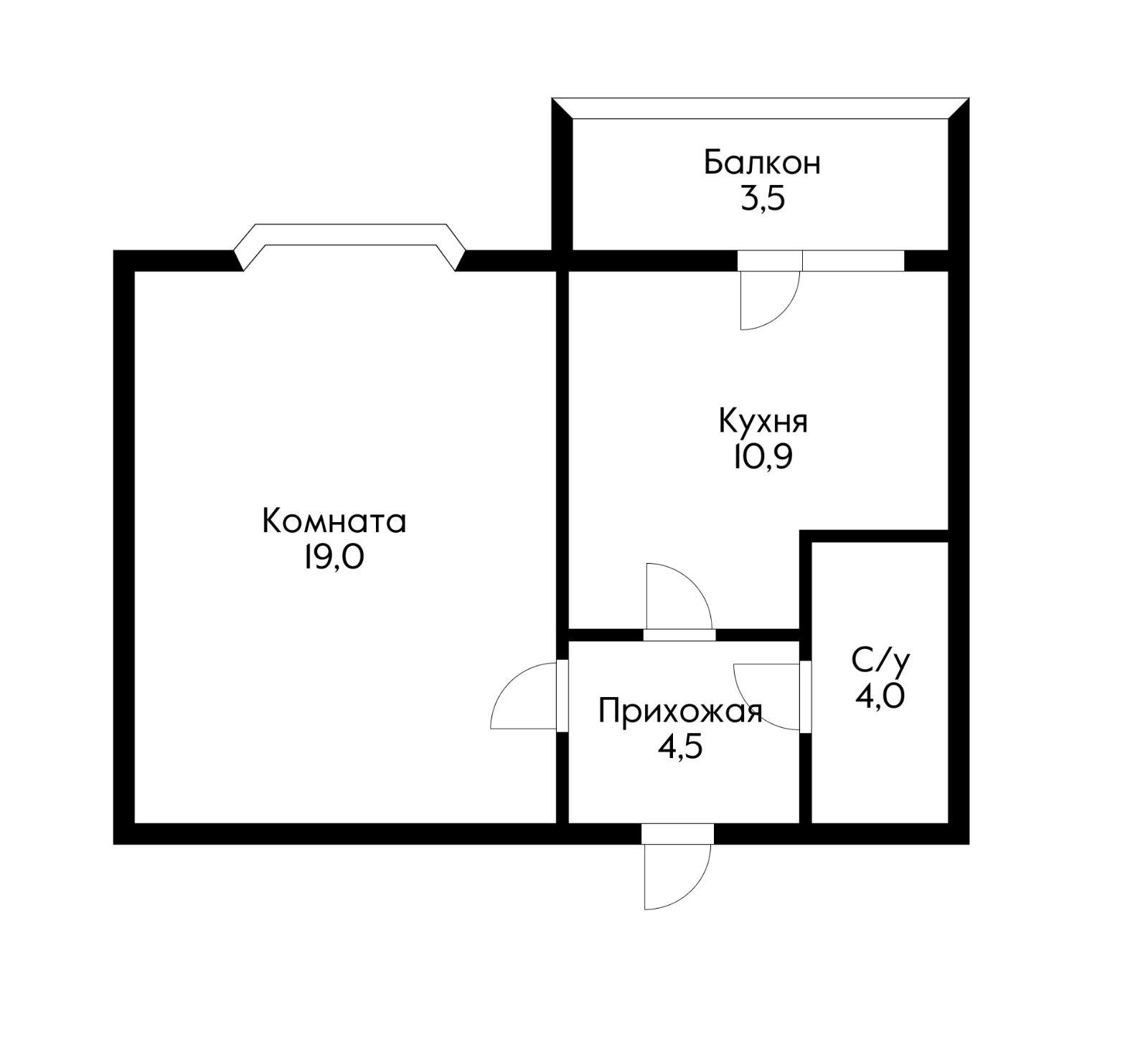Фото №15: 1-комнатная квартира 41 м² - Краснодар, Прикубанский внутригородской округ, Завод Радиоизмерительных Приборов, мкр. Музыкальный, ул. имени Ф.И. Шаляпина, 31Б