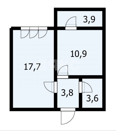 Фото №18: 1-комнатная квартира 38 м² - Анапа, жилой комплекс Горгиппия, ул. Адмирала Пустошкина, 22к4