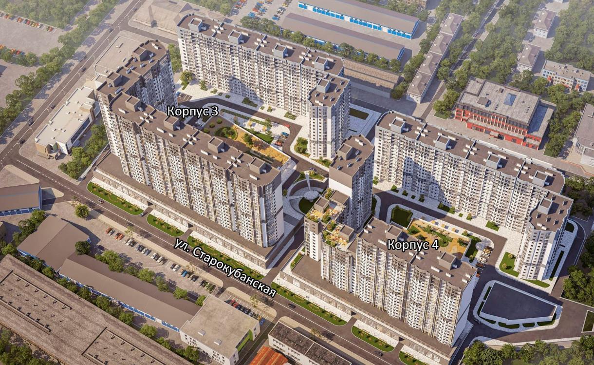 Фото №8: 1-комнатная квартира 39 м² - Краснодар, ЖК Альфа, Хлопчато-бумажный Комбинат, жилой комплекс Кино, мкр. Карасунский внутригородской округ, ул. Уральская, 100/5