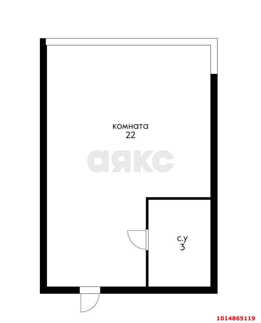 Фото №7: Студия 25 м² - Берёзовый, Витаминкомбинат, ул. 2-я Целиноградская, 38