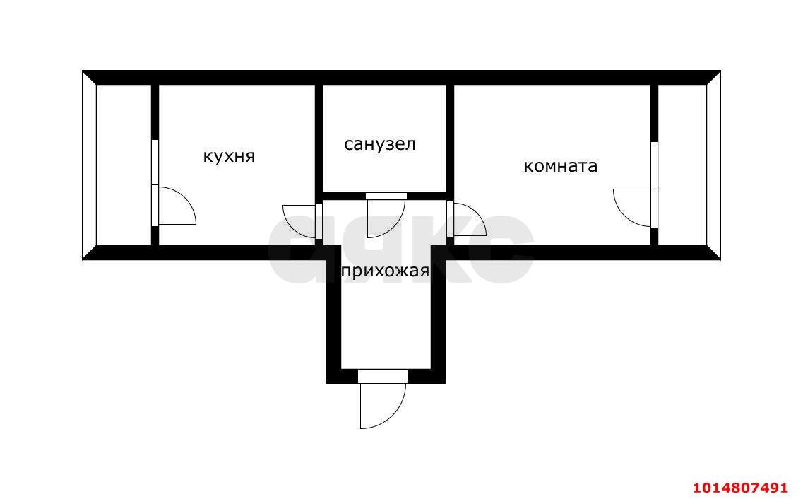 Фото №11: 1-комнатная квартира 49 м² - Краснодар, ЖК Арбатский, ул. Цезаря Куникова, 18лит6