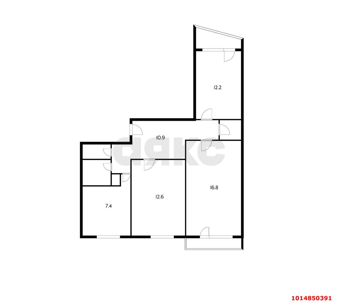Фото №11: 3-комнатная квартира 75 м² - Краснодар, Комсомольский, ул. Сормовская, 185
