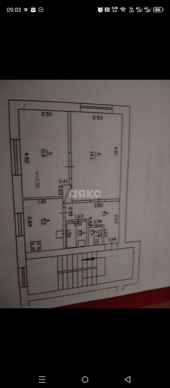 Фото №13: 2-комнатная квартира 38 м² - Горячий Ключ, Курортная Зона, ул. Ленина, 167А
