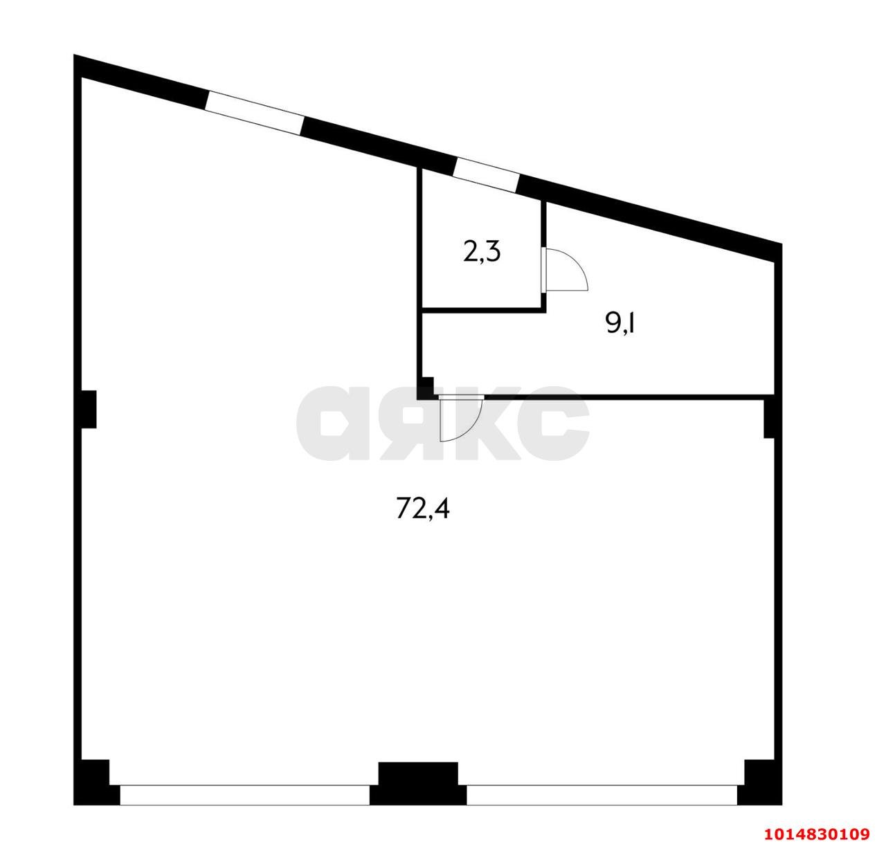 Фото №3: Торговое помещение 84 м² - Краснодар, Завод Радиоизмерительных Приборов, ул. Ростовское шоссе, 52/1