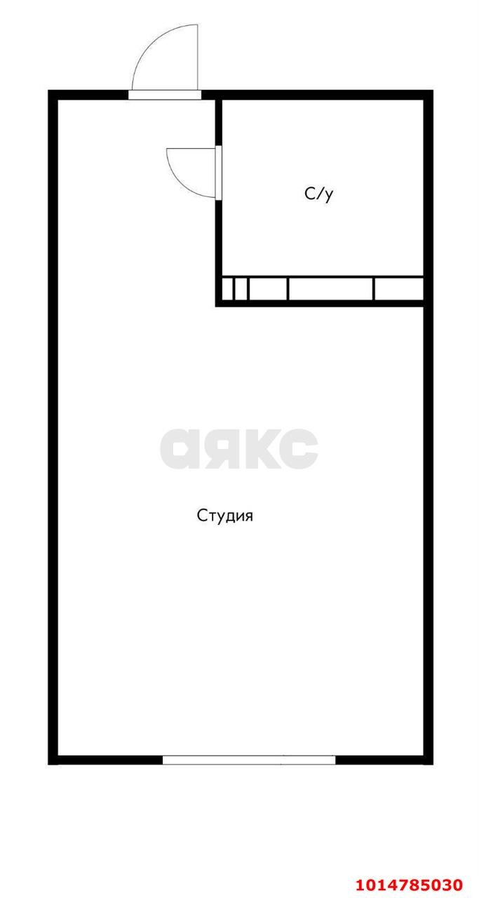 Фото №6: Студия 25 м² - Российский, ЖК Лучистый, ул. Шевкунова, 5