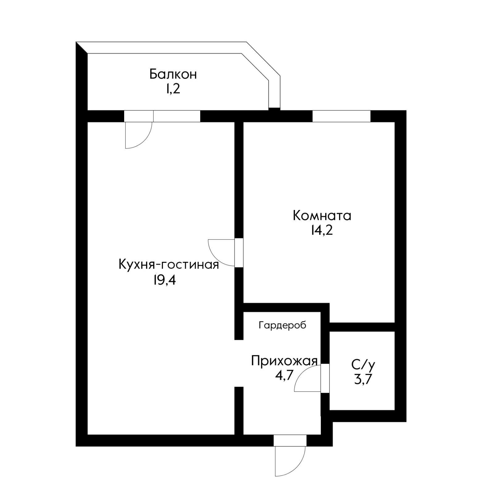 Фото №16: 1-комнатная квартира 43 м² - Краснодар, Прикубанский внутригородской округ, Молодёжный, мкр. жилой комплекс Абрикос, ул. 5-я Дорожная, 68к2