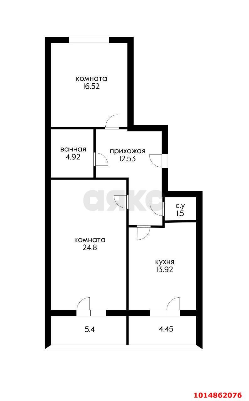 Фото №20: 2-комнатная квартира 84 м² - Краснодар, Восточно-Кругликовский, ул. Восточно-Кругликовская, 64