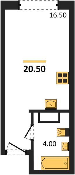 Фото №1: Студия 20 м² - Краснодар, Догма Парк, мкр. Прикубанский внутригородской округ