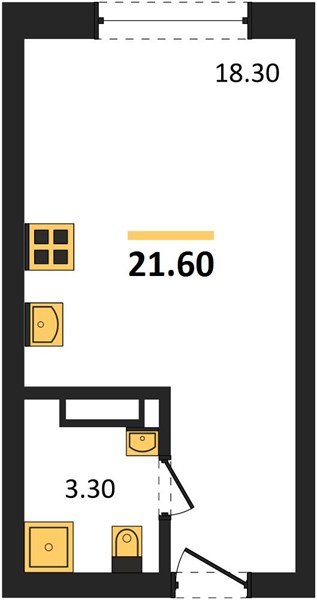 Фото №1: Студия 21 м² - Краснодар, Догма Парк, мкр. Прикубанский внутригородской округ