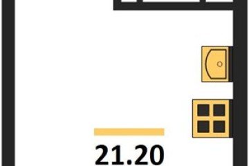 Фото №1: Студия 21 м² - Краснодар, мкр. Прикубанский внутригородской округ, 