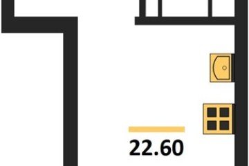 Фото №1: Студия 22 м² - Краснодар, мкр. Прикубанский внутригородской округ, 