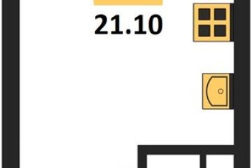 Фото №1: Студия 21 м² - Краснодар, мкр. Прикубанский внутригородской округ, 