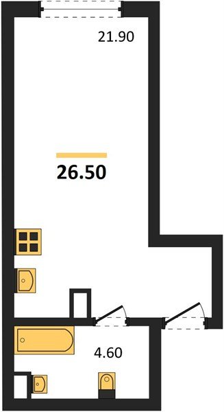 Фото №1: Студия 26 м² - Краснодар, Догма Парк, мкр. Прикубанский внутригородской округ