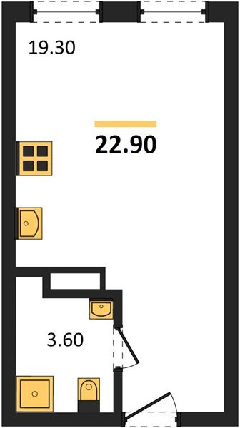 Фото №1: Студия 22 м² - Краснодар, Догма Парк, мкр. Прикубанский внутригородской округ