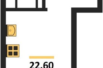 Фото №1: Студия 22 м² - Краснодар, мкр. Прикубанский внутригородской округ, 