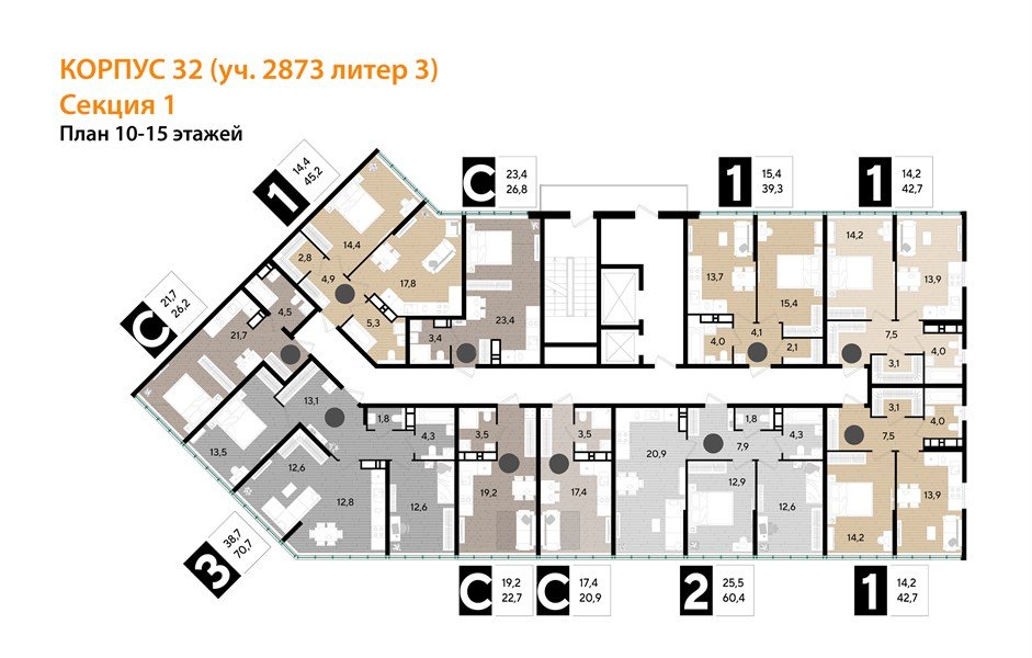 Фото №8: Студия 20 м² - Краснодар, Прикубанский внутригородской округ, мкр. Догма Парк