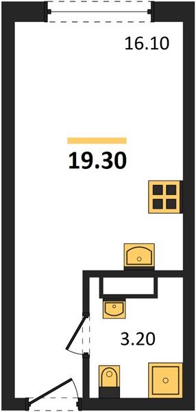 Фото №1: Студия 19 м² - Краснодар, Прикубанский внутригородской округ, мкр. Догма Парк