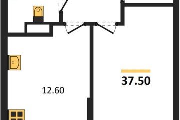 Фото №1: 1-комнатная квартира 37 м² - Краснодар, мкр. Догма Парк, 