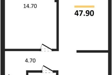 Фото №1: 1-комнатная квартира 47 м² - Краснодар, мкр. Догма Парк, 