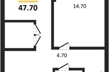 Фото №1: 1-комнатная квартира 47 м² - Краснодар, мкр. Прикубанский внутригородской округ, 