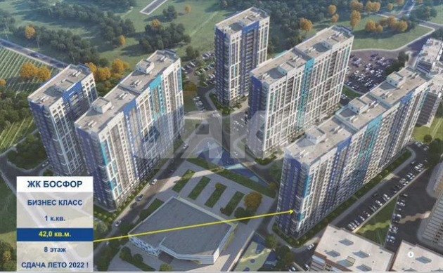 Фото №9: 1-комнатная квартира 40 м² - Новороссийск, ЖК Босфор, ул. Матвейкина, 1Ак4