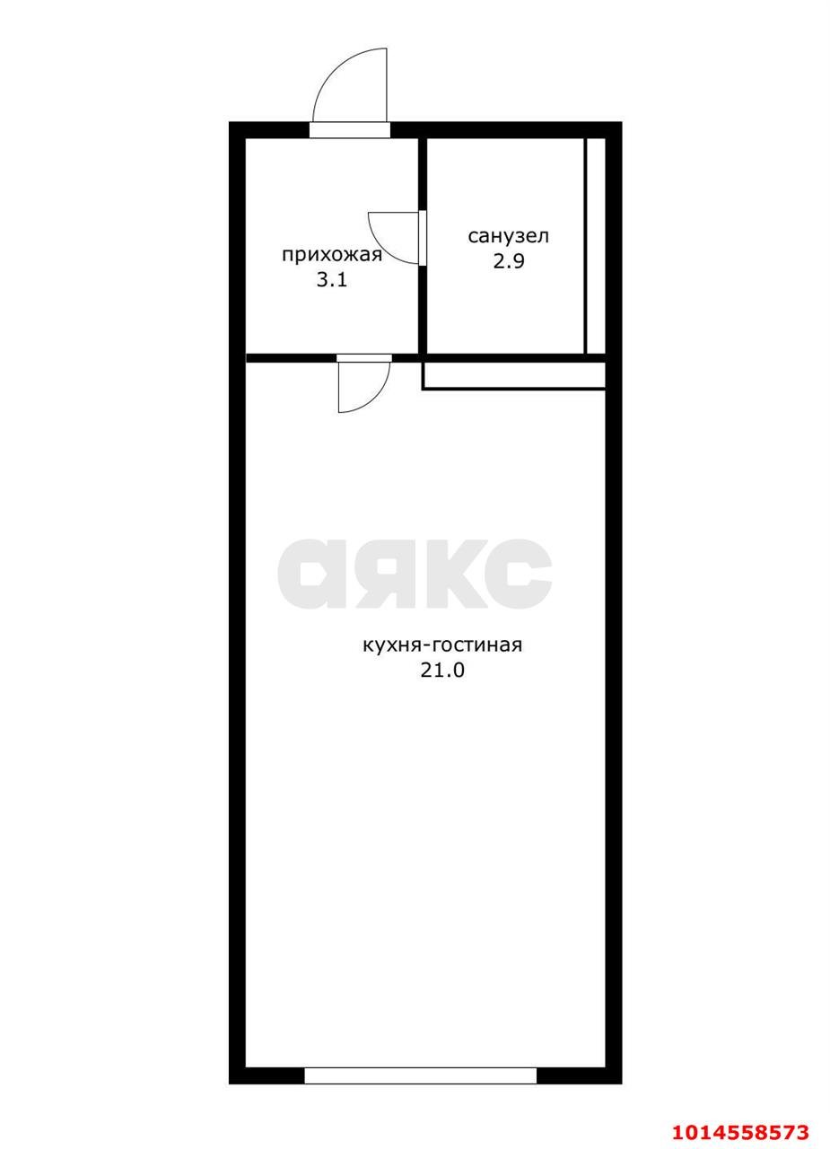 Фото №7: 1-комнатная квартира 30 м² - Сочи, Лазаревское, пер. Павлова, 23