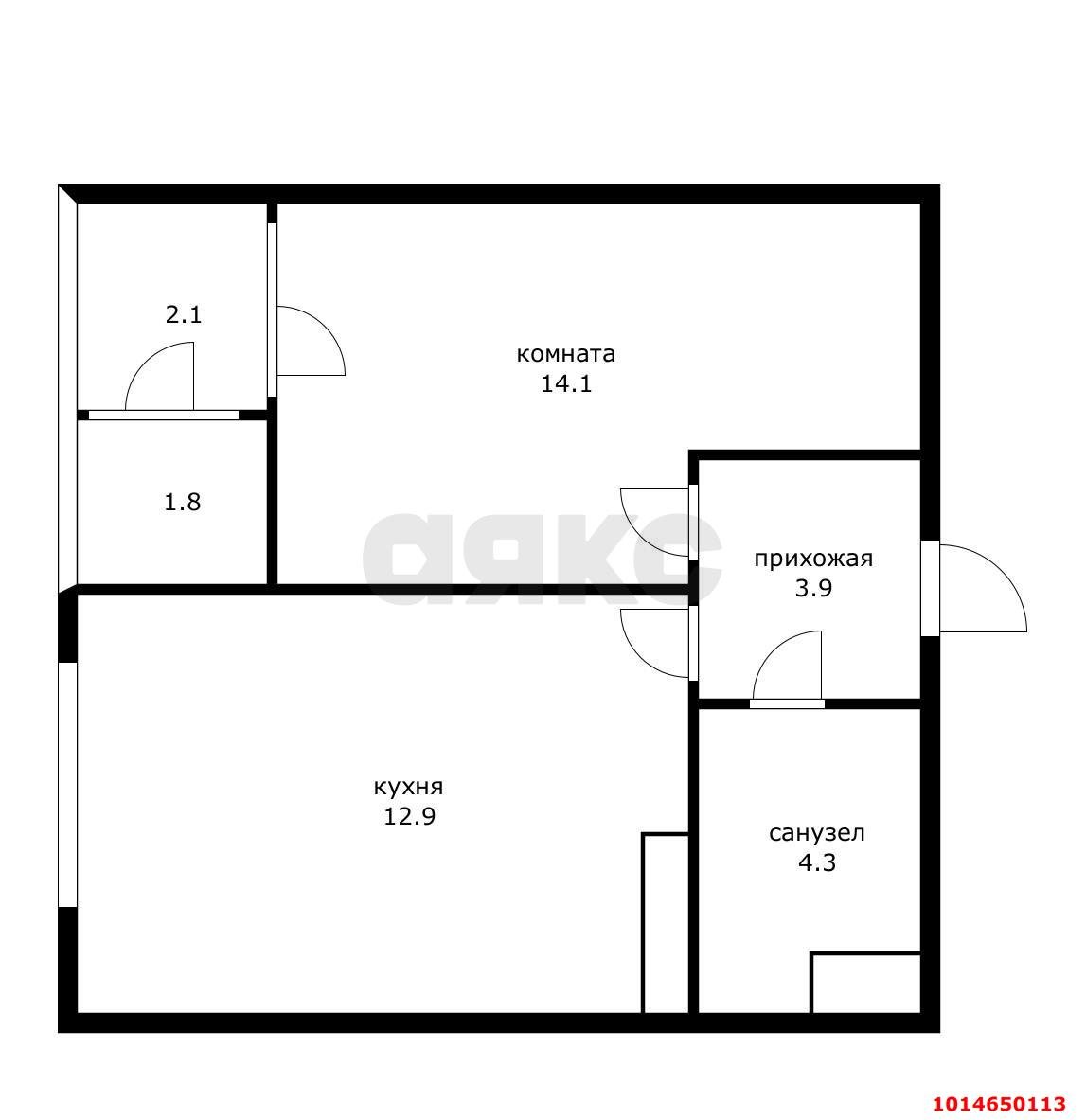 Фото №16: 1-комнатная квартира 37 м² - Краснодар, Школьный, Прикубанский внутригородской округ, Круглик, мкр. жилой комплекс Сердце, ул. Школьная, 1