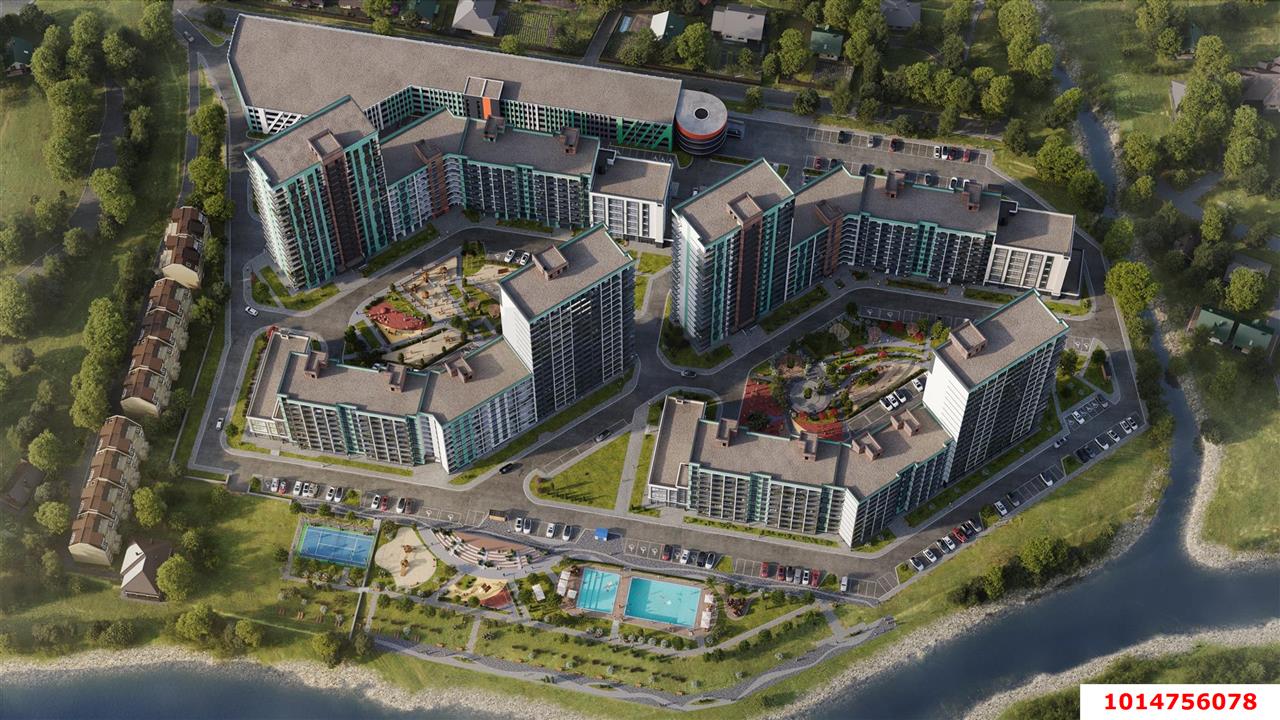 Фото №5: 2-комнатная квартира 55 м² - Небуг, мкр. квартал Спортивный, 1