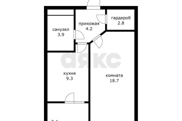 Фото №5: 1-комнатная квартира 38 м² - Краснодар, мкр. ЖК Большой, ул. Красная, 176лит1/1
