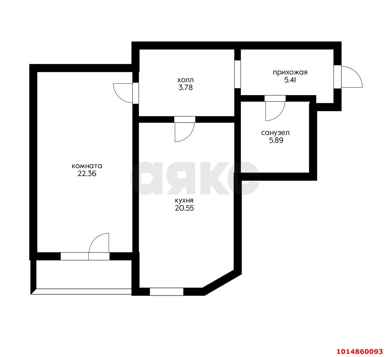 Фото №13: 1-комнатная квартира 69 м² - Краснодар, Центральный, ул. Кубанская Набережная, 31/1
