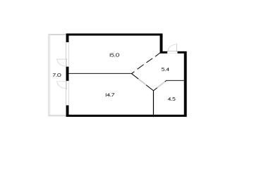 Фото №5: 1-комнатная квартира 39 м² - Краснодар, мкр. Музыкальный, ул. имени С.В. Рахманинова, 13