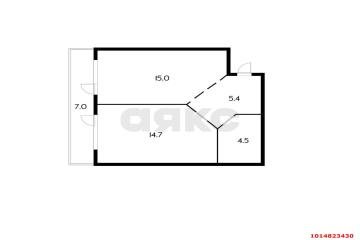 Фото №5: 1-комнатная квартира 39 м² - Краснодар, мкр. Музыкальный, ул. имени С.В. Рахманинова, 13