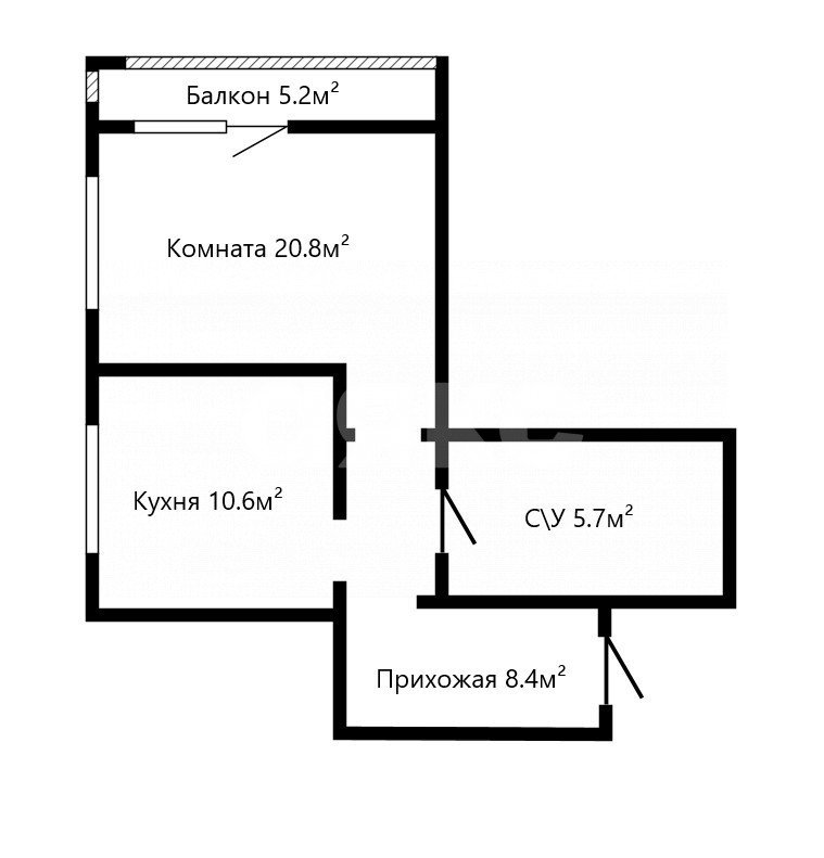 Фото №17: 1-комнатная квартира 51 м² - Геленджик, ул. Дзержинского, 2