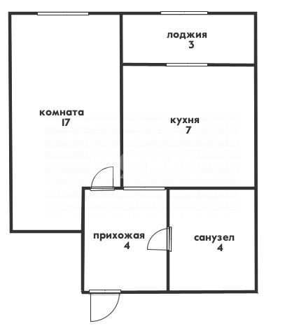 Фото №7: 1-комнатная квартира 32 м² - Бетта, 2К