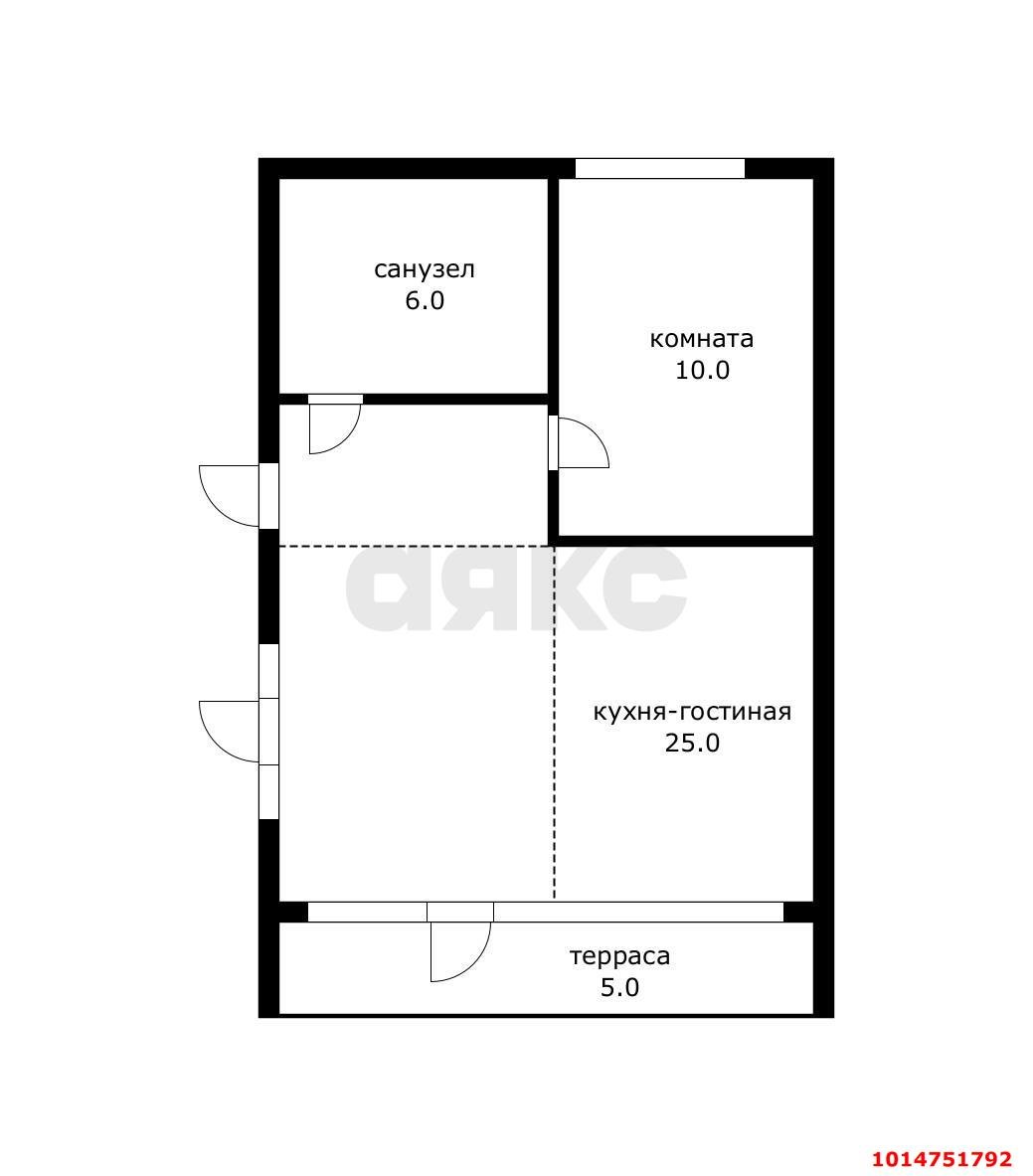 Фото №18: Дом 46 м² + 4.8 сот. - Октябрьский, Прикубанский внутригородской округ, ст Радужное, пр-д 4-й, 289