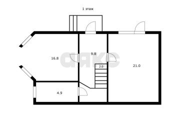 Фото №1: Дом 106 м² - Берёзовый, мкр. СНТ Прогресс, ул. Ягодная, 258/2