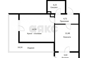 Фото №2: 1-комнатная квартира 49 м² - Краснодар, мкр. Камвольно-суконный Комбинат, ул. Дежнёва, 29/3