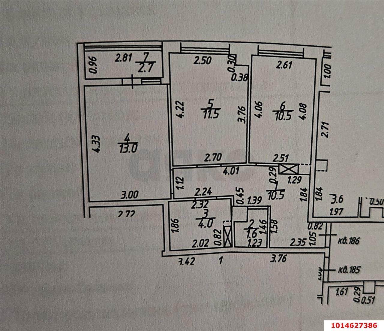 Фото №7: 2-комнатная квартира 53 м² - Краснодар, жилой комплекс Фонтаны, ул. Старокубанская, 2/23к1