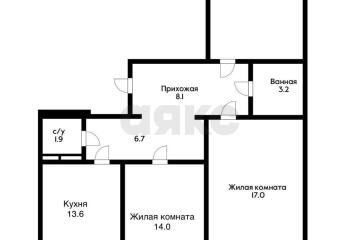 Фото №4: 3-комнатная квартира 81 м² - Краснодар, мкр. Московский, ул. им. Артюшкова В.Д., 15