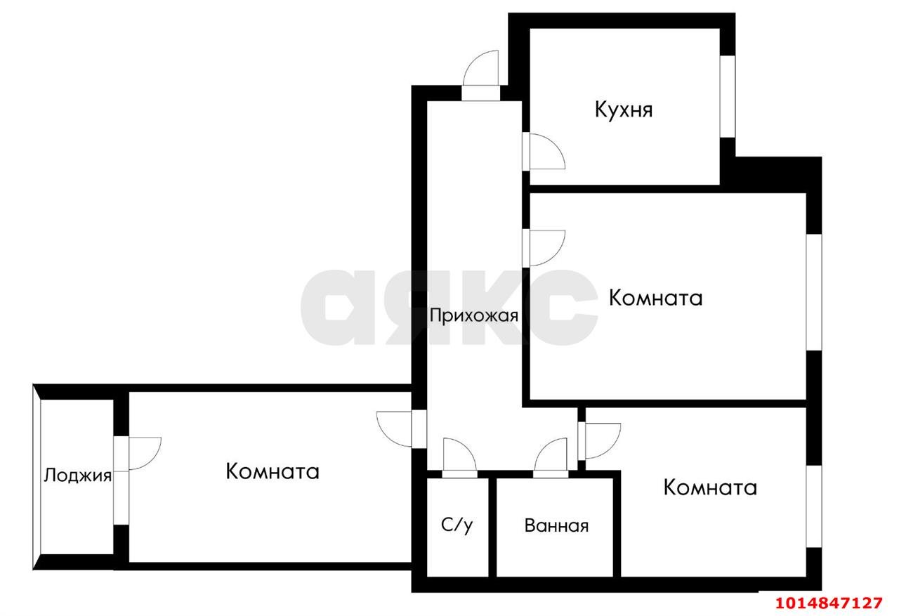 Фото №13: 3-комнатная квартира 60 м² - Краснодар, Камвольно-суконный Комбинат, ул. 1-я Заречная, 1
