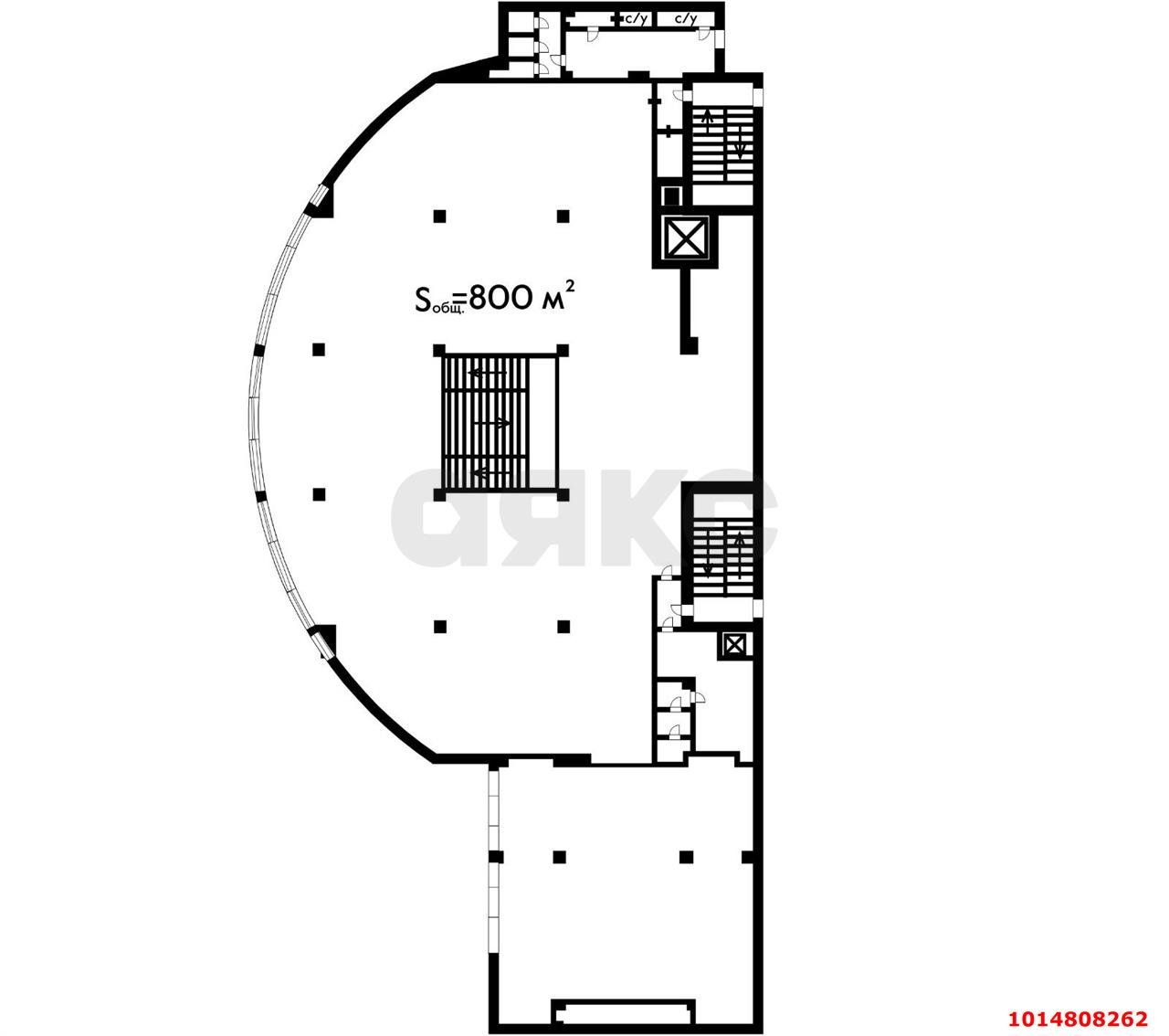 Фото №6: Торговое помещение <span class="whitespace-nowrap">800 м²</span>, <span class="whitespace-nowrap">2/9 эт.</span> - Краснодар, Центральный внутригородской округ, мкр. Дубинка, ул. Ставропольская, 174/1
