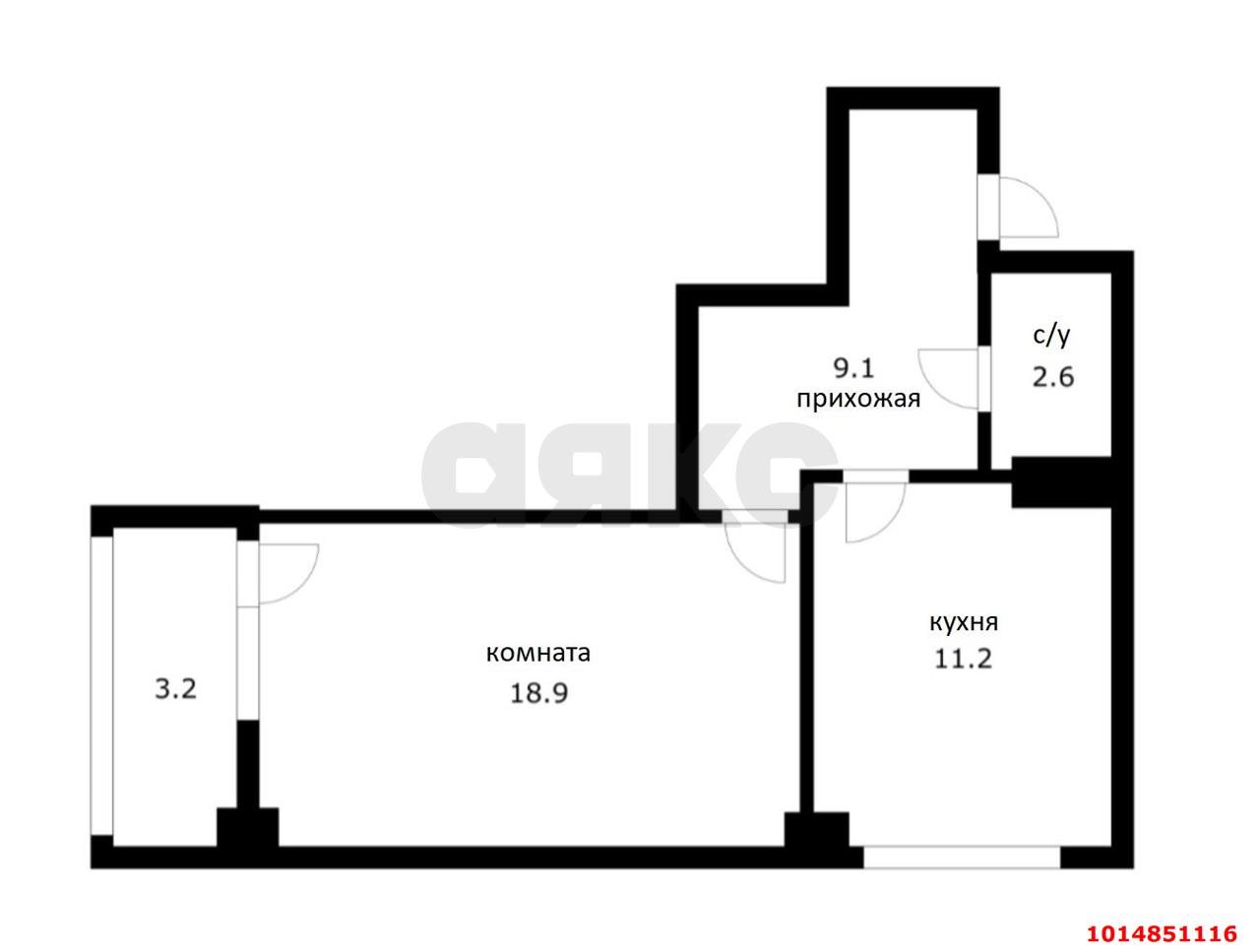 Фото №17: 1-комнатная квартира 41 м² - Краснодар, ЖК Фортуна, ул. Старокубанская, 17