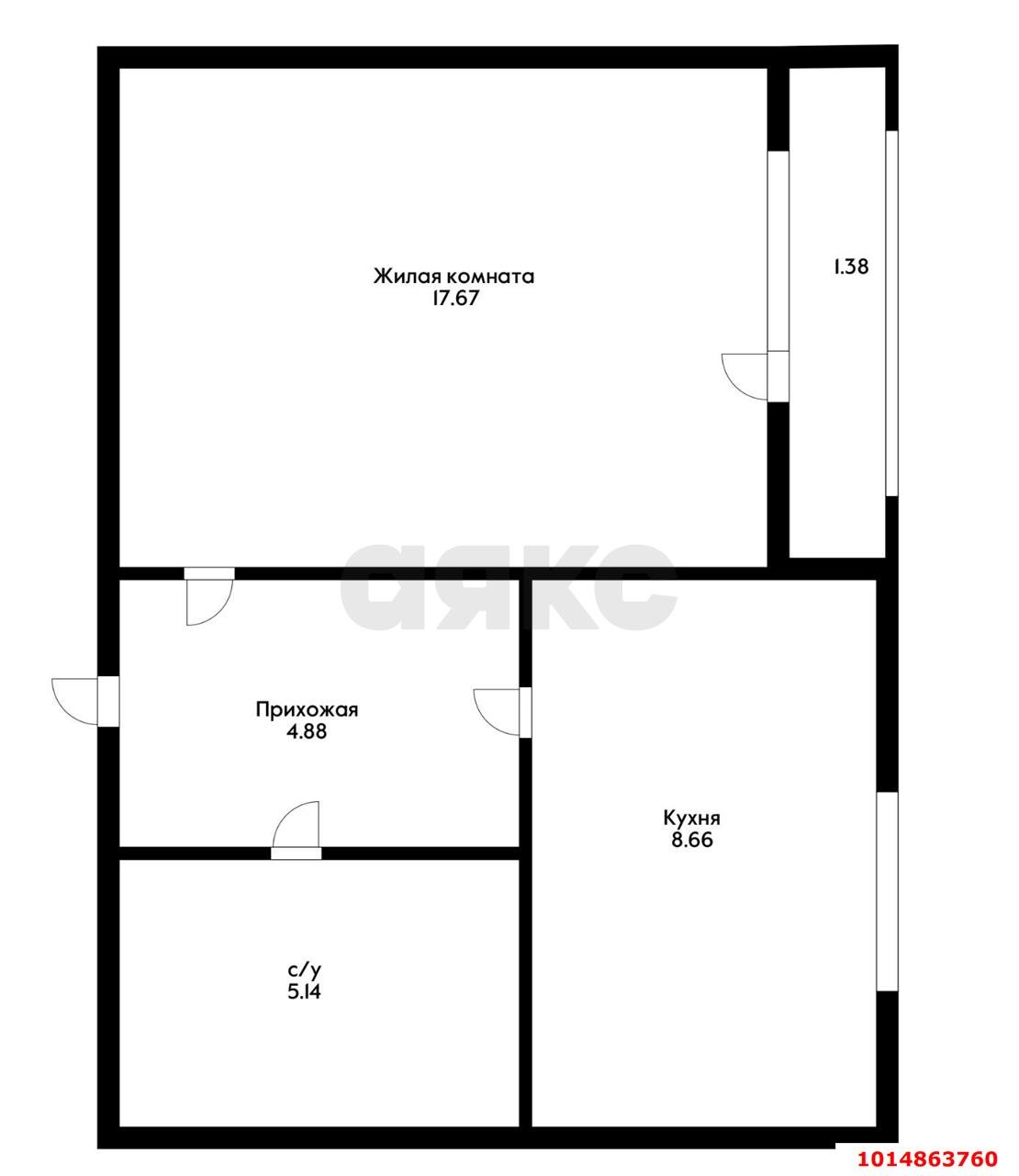 Фото №10: 1-комнатная квартира 40 м² - Краснодар, Круглик, ул. Баканская, 22/1