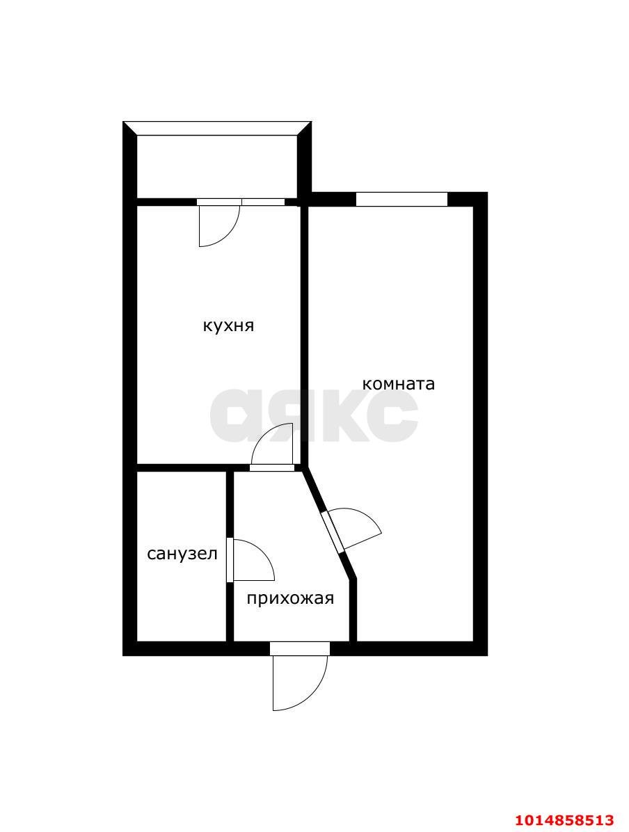 Фото №19: 1-комнатная квартира 36 м² - Краснодар, ЖК Выше, ул. Евгении Жигуленко, 25к1