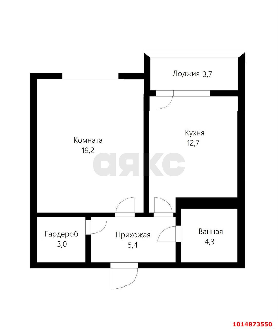 Фото №10: 1-комнатная квартира 48 м² - Краснодар, Карасунский внутригородской округ, Гидростроителей, мкр. жилой комплекс Поющие Фонтаны, ул. Невкипелого, 18к2