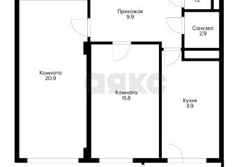 Фото №5: 2-комнатная квартира 66 м² - Краснодар, мкр. жилой комплекс Восход, ул. Гидростроителей, 61