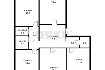 Фото №2: 4-комнатная квартира 90 м² - Краснодар, мкр. Юбилейный, ул. Бульварное Кольцо, 7