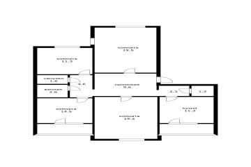 Фото №2: 4-комнатная квартира 90 м² - Краснодар, мкр. Западный внутригородской округ, ул. Бульварное Кольцо, 7