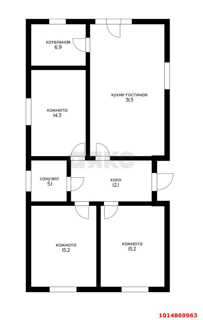 Фото №15: Дом 165 м² + 5 сот. - Берёзовый, Прикубанский внутригородской округ, мкр. СНТ Прогресс, ул. Солнечная, 557
