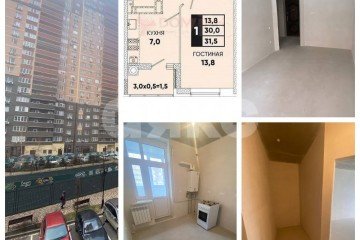 Фото №1: 1-комнатная квартира 33 м² - Ростов-на-Дону, мкр. жилой комплекс Вересаево, ул. Вересаева, 101/4